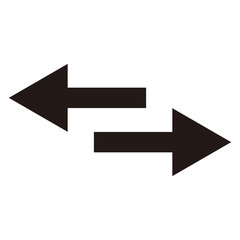 Swap icon vector. Reverse arrows illustration. Transfer icon. Exchange icon symbol