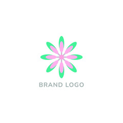 ILLUSTRATION ABSTRACT ORNAMENT LOGO DESIGN VECTOR