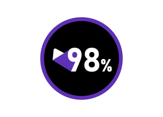 98% Round design vector, 98 percent images