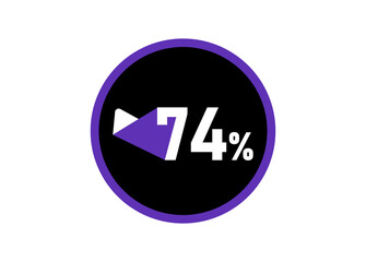 74% Round design vector, 74 percent images