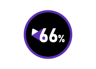 66% Round design vector, 66 percent images