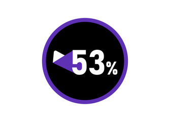 53% Round design vector, 53 percent images