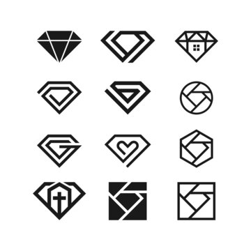Black Diamond Concept Logo Design
