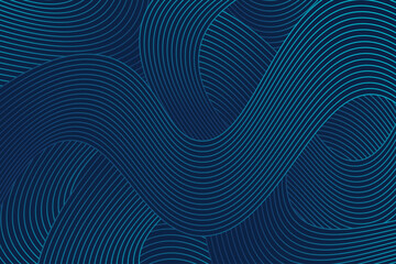 Dark blue background. Modern lines curved abstract presentation background. Luxury paper cut background. background, blue, perverted, abstract, overview, sari, dark, pattern, line
