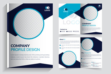 Corporate Business Brochure Design, Bi-fold Brochure, 4 pages Brochure template design, Corporate Business Pages. Company Profile, 
Social Media Post Banner Design, Social Media Banner, Digital Banner