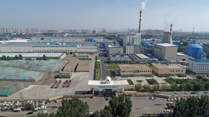 factory building scenery in North China