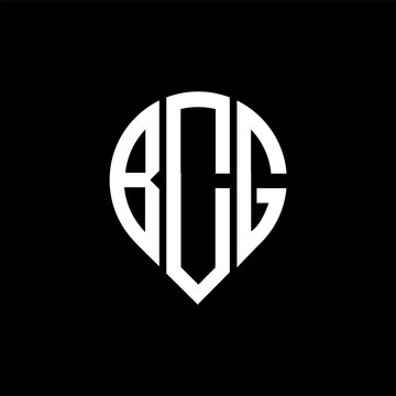 BCG letter logo design on black background. 
BCG circle letter logo design with ellipse shape.
BCG creative initials letter logo concept.BCG logo vector. 