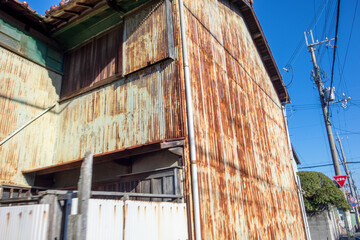 old house in the town