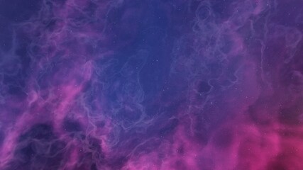 Nebula in space, science fiction wallpaper, stars and galaxy, 3d illustration