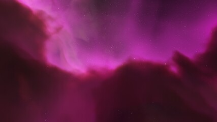 Nebula in space, science fiction wallpaper, stars and galaxy, 3d illustration