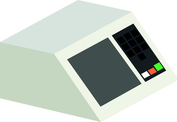 vector of the Brazilian voting machine, secure voting system