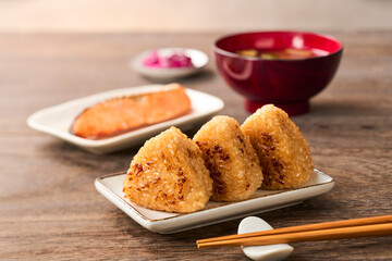 焼きおにぎり定食