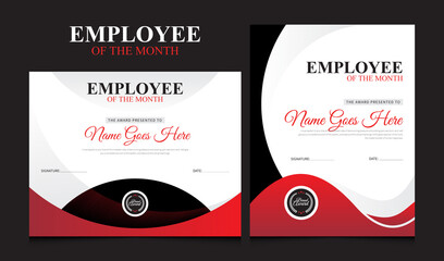 Creative Certificate Of Achievement. Certificate template. Awards Diploma Vector Modern Design. Simple Elegant and Luxurious Award Template.