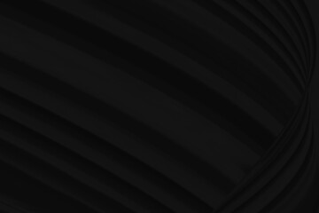 Fototapeta premium beauty smooth fashion textile soft fabric black abstract. curve shape matrix decorate background