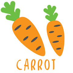carrot sign icon vegetable