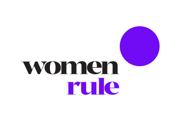 Modern, simple, bold typographic design of a saying 