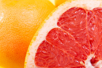 grapefruit close up