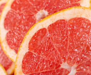 slice of grapefruit