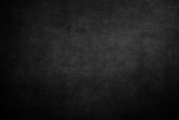 Black concrete wall. Dark background or texture for design