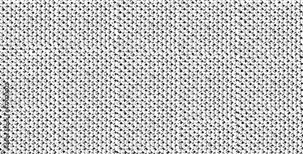 Wall mural vector fabric texture. distressed texture of weaving fabric. grunge background. abstract halftone ve