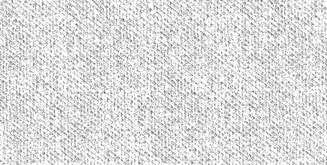 Vector fabric texture. Distressed texture of weaving fabric. Grunge background. Abstract halftone vector illustration. Overlay to create interesting effect and depth. Black isolated on white. EPS10.