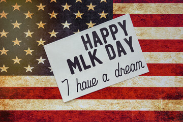 national federal holiday in USA  MLK background