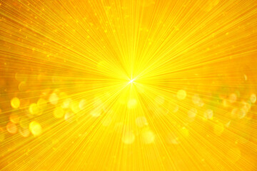 The blurred texture of the golden shine. Background with gold glitter or yellow sequins. Seamless texture with yellow gold sequins. Flickering background. High quality photo