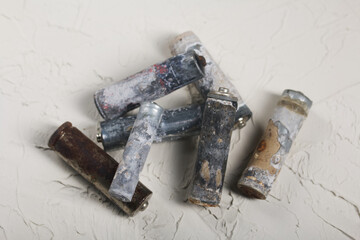 Corroded waste batteries. Finger-type batteries and accumulators for disposal. Recycling of hazardous waste.