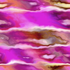 Bright marbled painterly abstract beach wear pattern. Seamless summer fashion organic clothing fluid ink design swatch. 