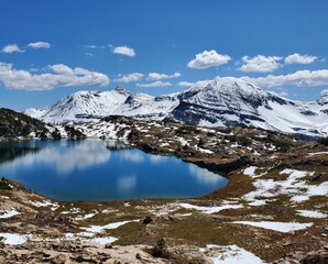 lake in the mountains
