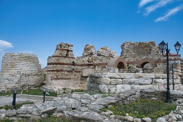 Fototapeta na wymiar Aancient ruins of Mesembria