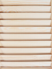 A wooden shutter in mediterranean style.