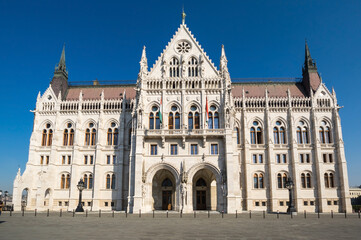 Obraz premium The Hungarian Parliament Building in Budapest