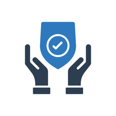 Insurance Protection Hands Icon