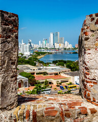 Beautiful places in Cartagena - Colombia - obrazy, fototapety, plakaty