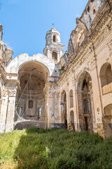 The old church of Bussana Vecchia destroyed by the earthquake