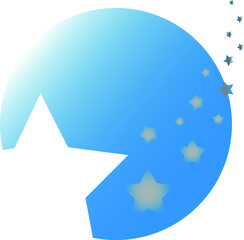 stars on blue background