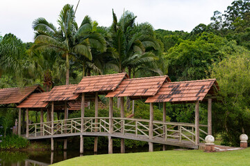 Brazilian landscapes hacienda for holidays. Brazilian farm for relaxation. Wildlife. Rio Grande do Sul, Brazil