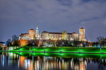 Wawel Royal Castle, Kraków, Poland	 - obrazy, fototapety, plakaty