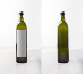 Oliven Öl Flasche Mockup