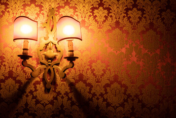 Vintage venetian background. Retro pattern old decorative wallpaper.