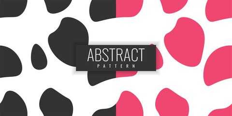 Abstract cow skin backgound illustration template design