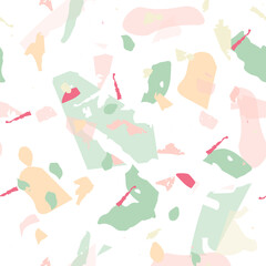 Terrazzo seamless pattern. Modern classic