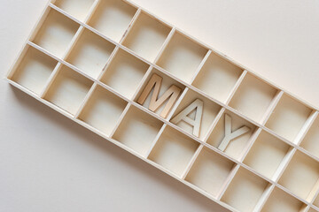 background with the word 