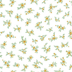 Seamless pattern with a beautiful bouquet of roses,