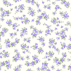 Seamless pattern with a beautiful bouquet of roses,