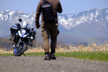 バイクとライダー