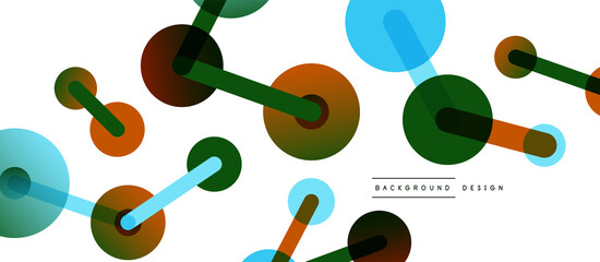 Network concept abstract background. Dots connection. Big data idea. Business template for wallpaper, banner, background or landing
