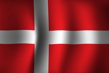 Fototapeta premium Denmark Flag Background Waving 3D. National Independence Day Banner Wallpaper