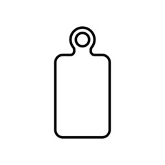 Cutting board line icon